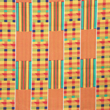 Kente Fabric #1 Cotton/Poly Blend - 12Y image 0